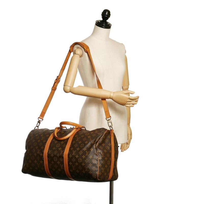 Louis Vuitton Monogram Keepall Bandouliere 50 (SHG-34411) AWE - Image 10