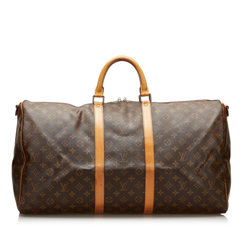 Louis Vuitton Monogram Keepall Bandouliere 55 (SHG-35915) AWE - Image 10
