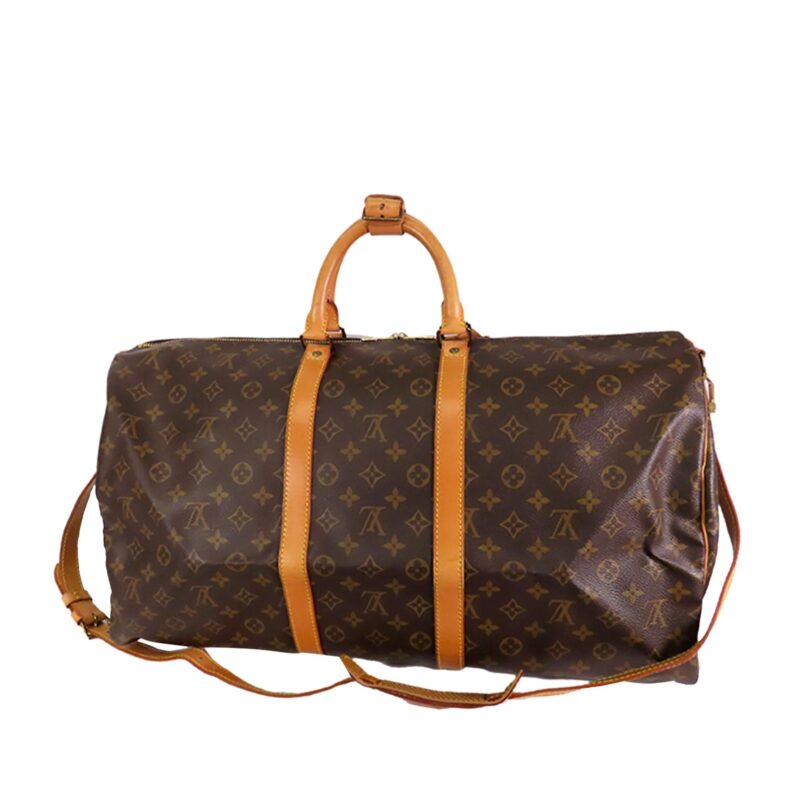 Louis Vuitton Monogram Keepall Bandouliere 55 (SHG-36358) AWE