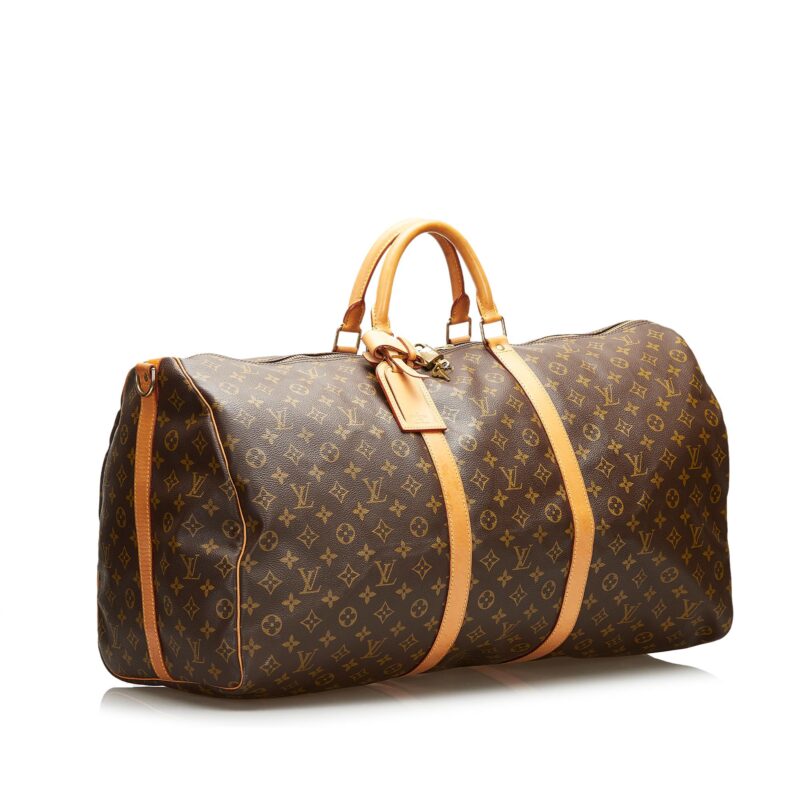 Louis Vuitton Monogram Keepall Bandouliere 60 (SHG-36241) AWE
