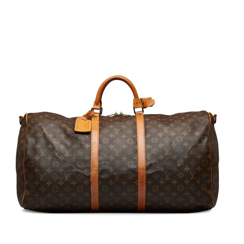 Louis Vuitton Monogram Keepall Bandouliere 60 (SHG-5VA39a) AWE - Image 12
