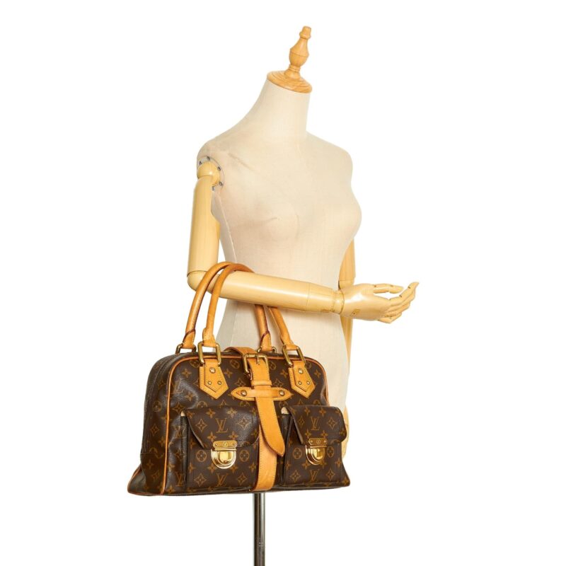 Louis Vuitton Monogram Manhattan GM (SHG-uqyAGm) AWE - Image 4