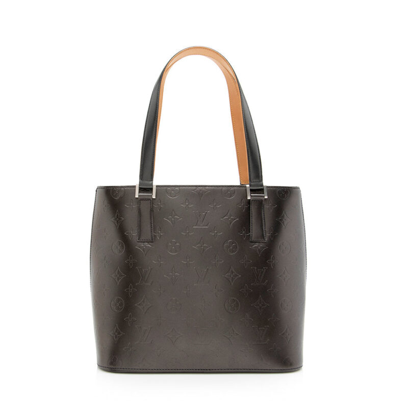 Louis Vuitton Monogram Mat Stockton Tote (SHF-17777) AWE - Image 2