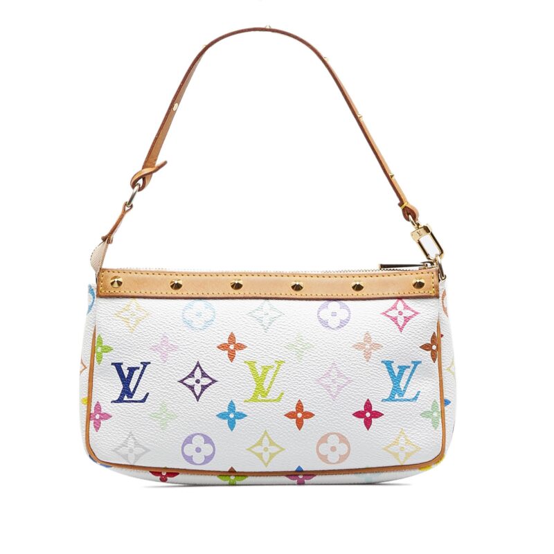 Louis Vuitton Monogram Multicolore Pochette Accessoires (SHG-yHH4pO) AWE - Image 2