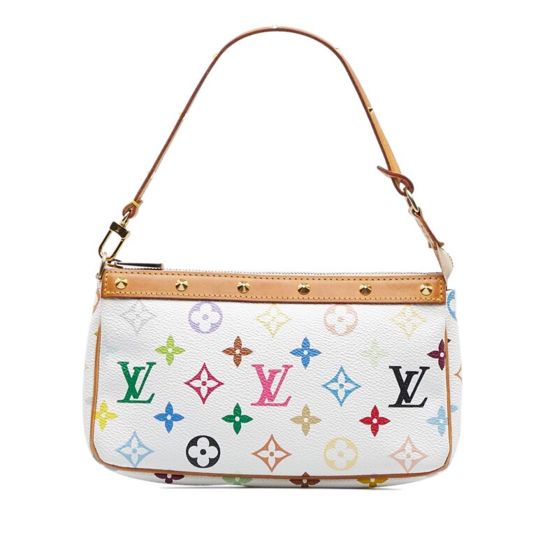 Louis Vuitton Monogram Multicolore Pochette Accessoires (SHG-yHH4pO) AWE - Image 10