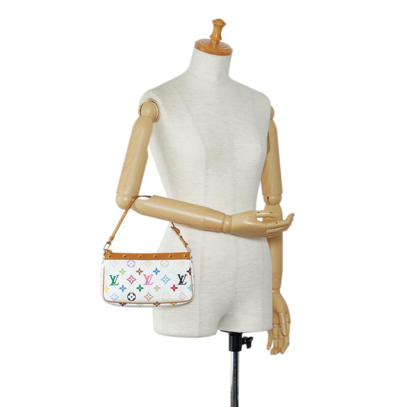 Louis Vuitton Monogram Multicolore Pochette Accessoires (SHG-yHH4pO) AWE - Image 4