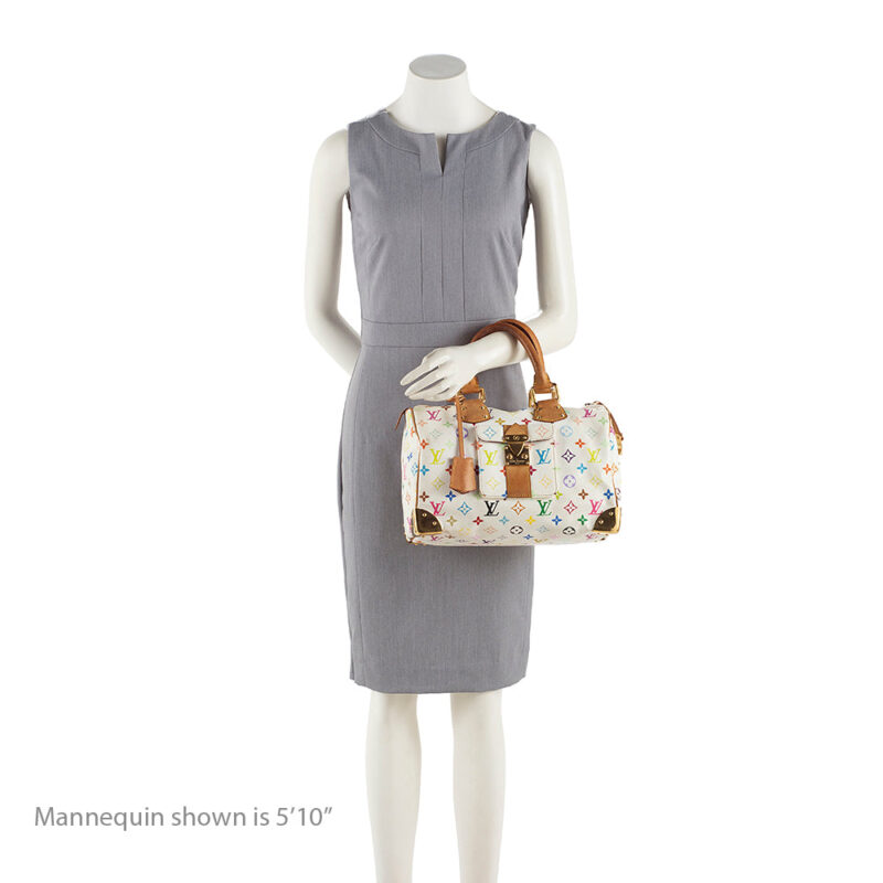 Louis Vuitton Monogram Multicolore Speedy 30 Satchel - FINAL SALE (SHF-17866) AWE - Image 4