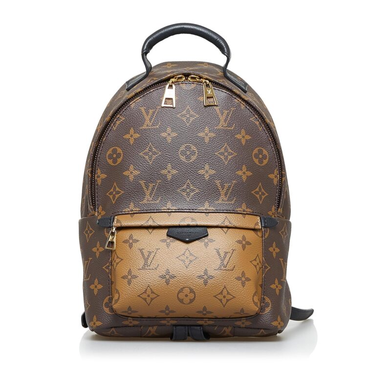Louis Vuitton Monogram Reverse Palm Springs PM (SHG-85ghJA) AWE - Image 9