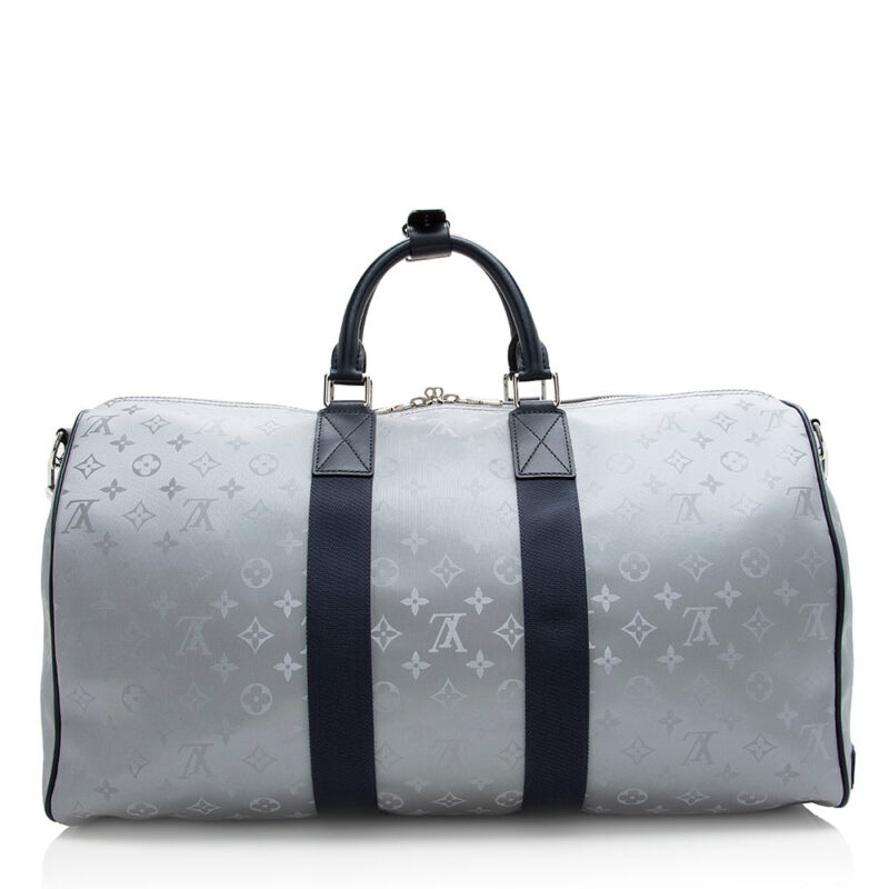 Louis Vuitton Monogram Satellite Bandouliere Keepall 50 Duffel Bag (SHF-20808) AWE - Image 2