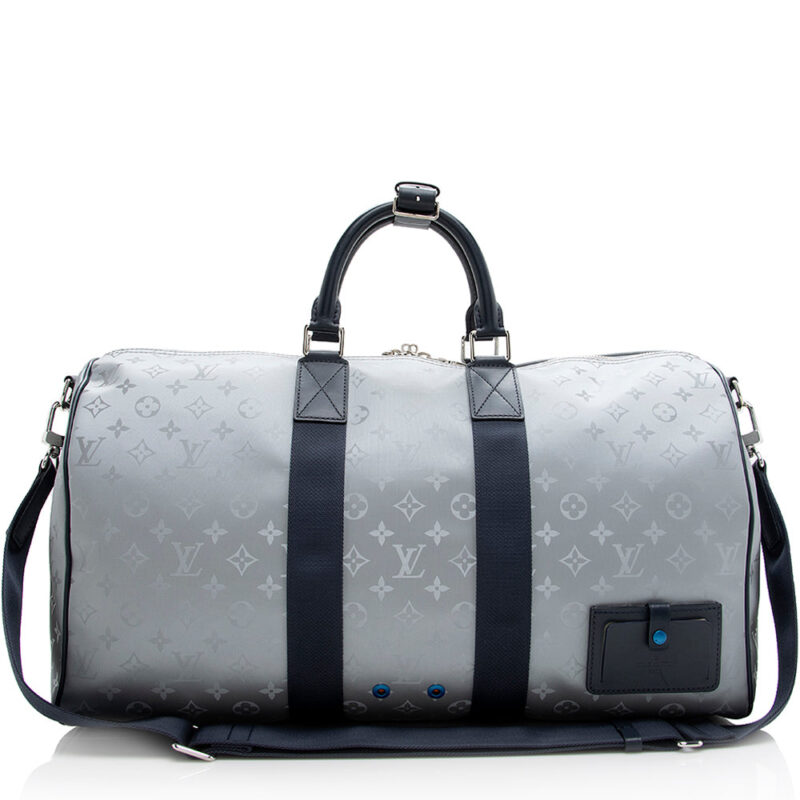 Louis Vuitton Monogram Satellite Bandouliere Keepall 50 Duffel Bag (SHF-20808) AWE - Image 14
