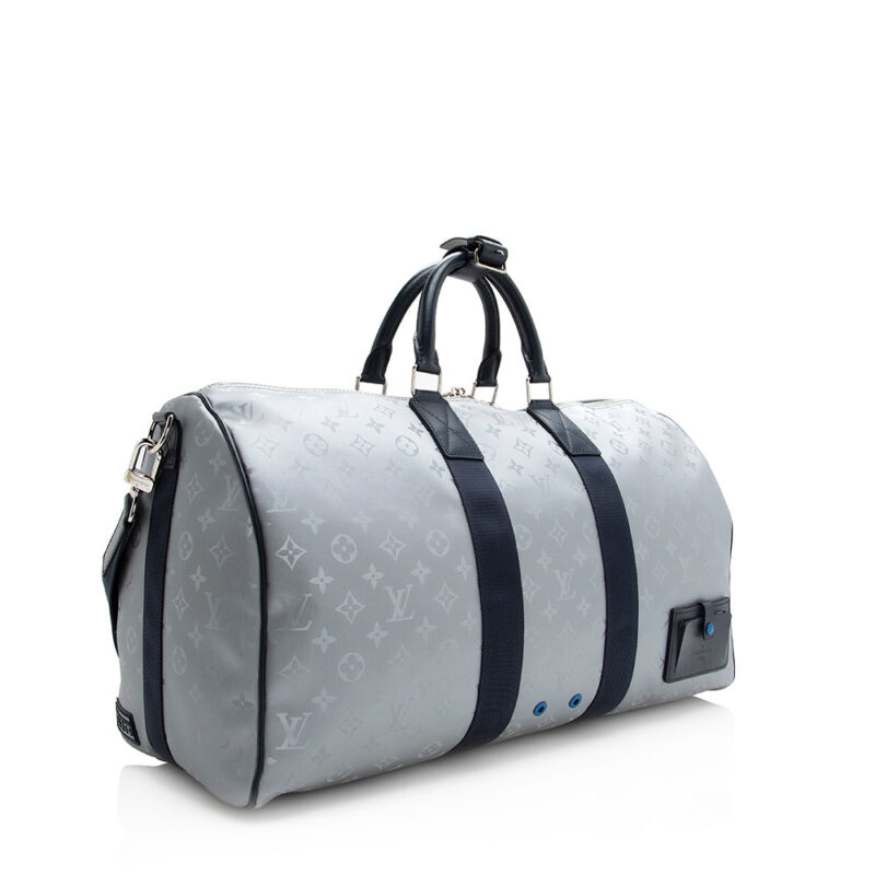 Louis Vuitton Monogram Satellite Bandouliere Keepall 50 Duffel Bag (SHF-20808) AWE