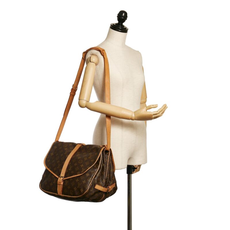 Louis Vuitton Monogram Saumur 35 (SHG-34374) AWE - Image 4