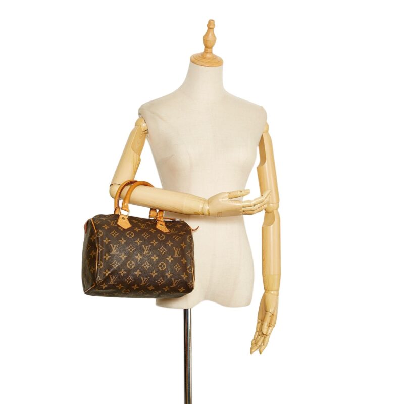 Louis Vuitton Monogram Speedy 25 (SHG-37919) AWE - Image 4