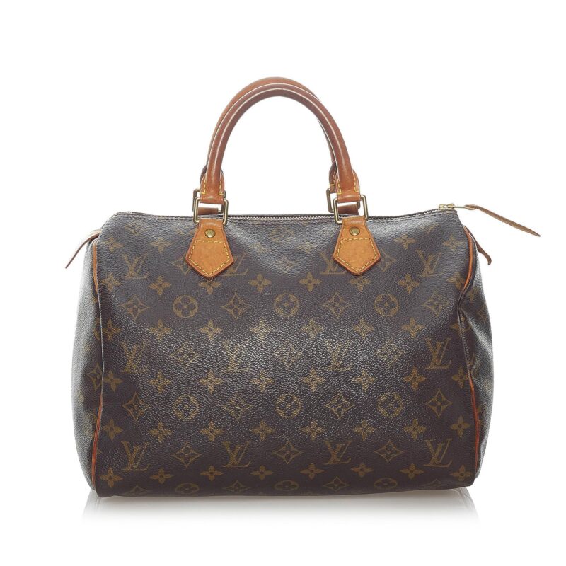 Louis Vuitton Monogram Speedy 30 (SHG-31632) AWE - Image 11