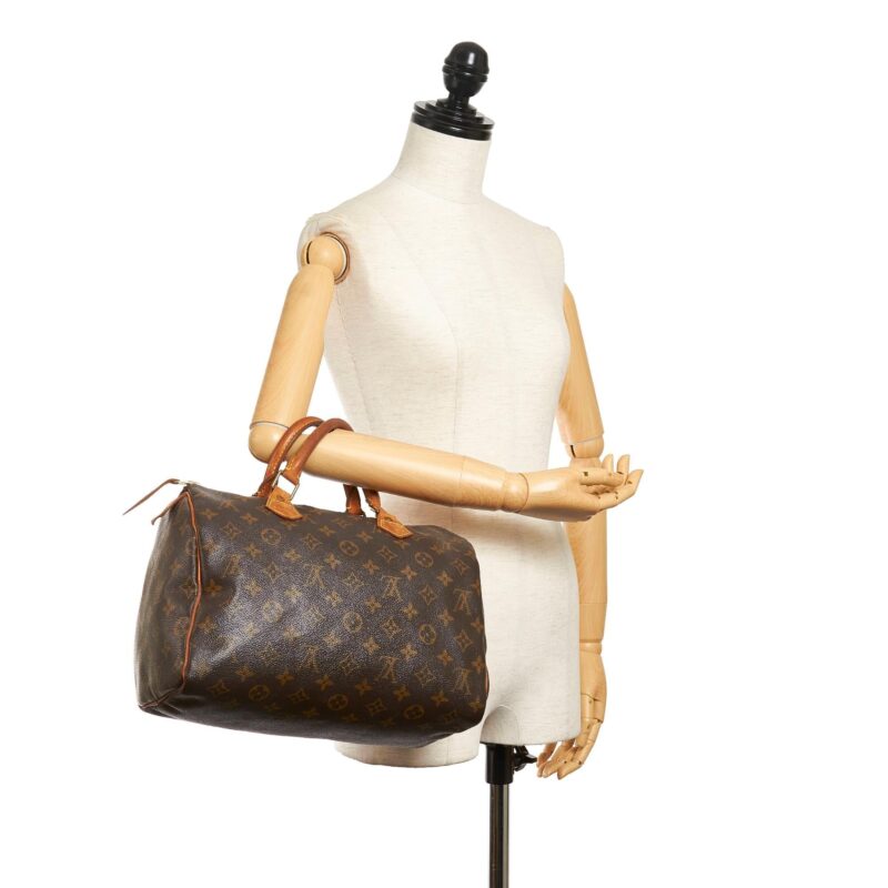 Louis Vuitton Monogram Speedy 30 (SHG-31632) AWE - Image 4