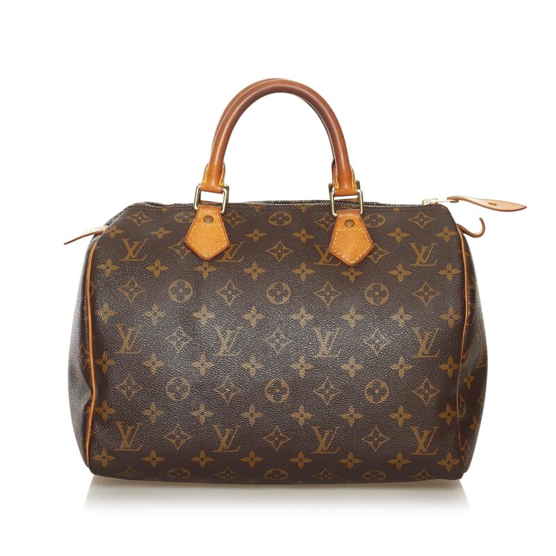 Louis Vuitton Monogram Speedy 30 (SHG-34582) AWE - Image 9