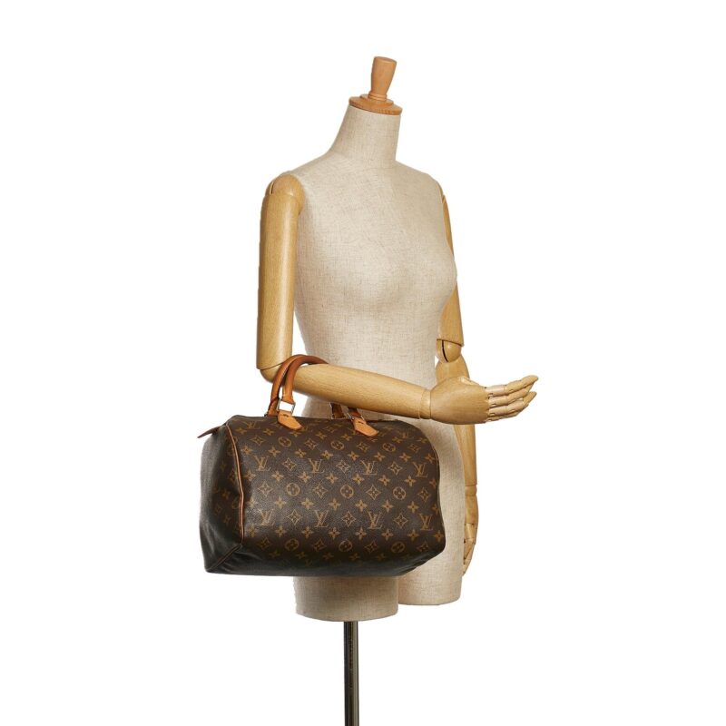 Louis Vuitton Monogram Speedy 30 (SHG-34582) AWE - Image 4