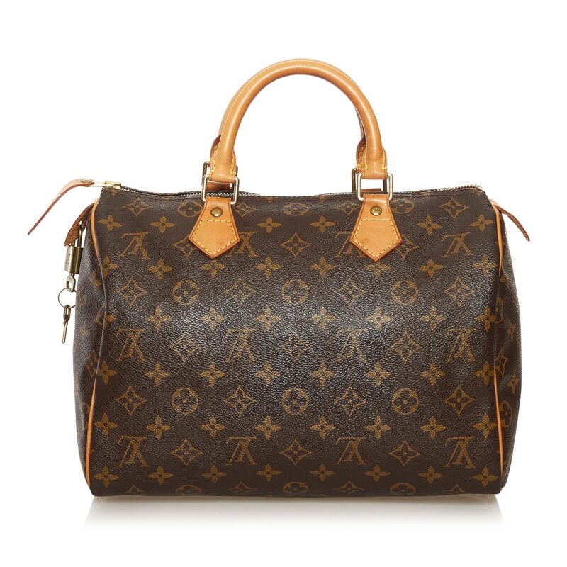 Louis Vuitton Monogram Speedy 30 (SHG-36553) AWE - Image 2