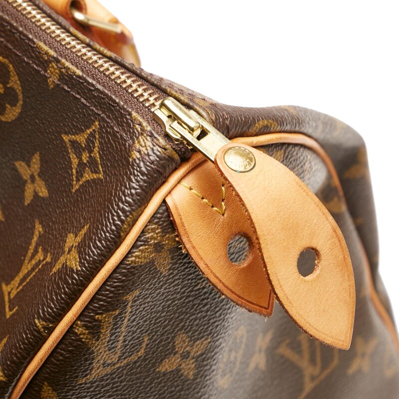 Louis Vuitton Monogram Speedy 30 (SHG-36553) AWE - Image 8