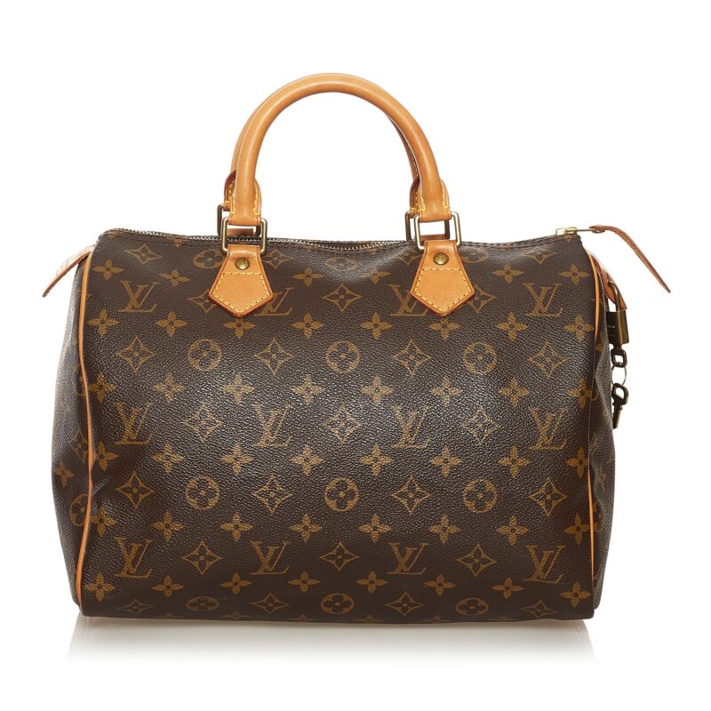 Louis Vuitton Monogram Speedy 30 (SHG-36553) AWE - Image 10