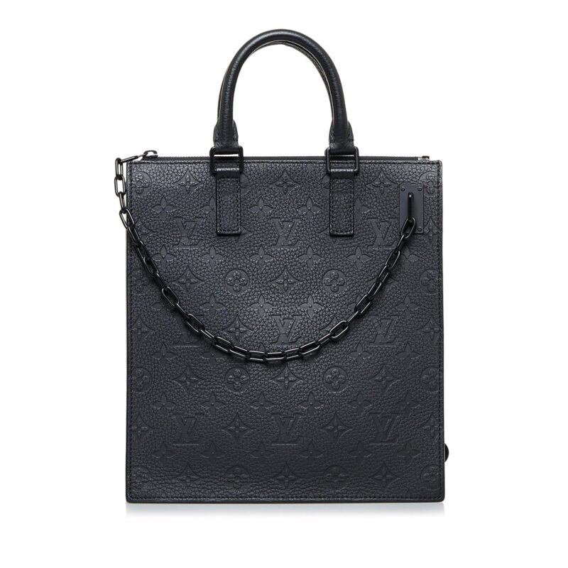 Louis Vuitton Monogram Taurillon Sac Plat (SHG-V5Sv6X) AWE - Image 10