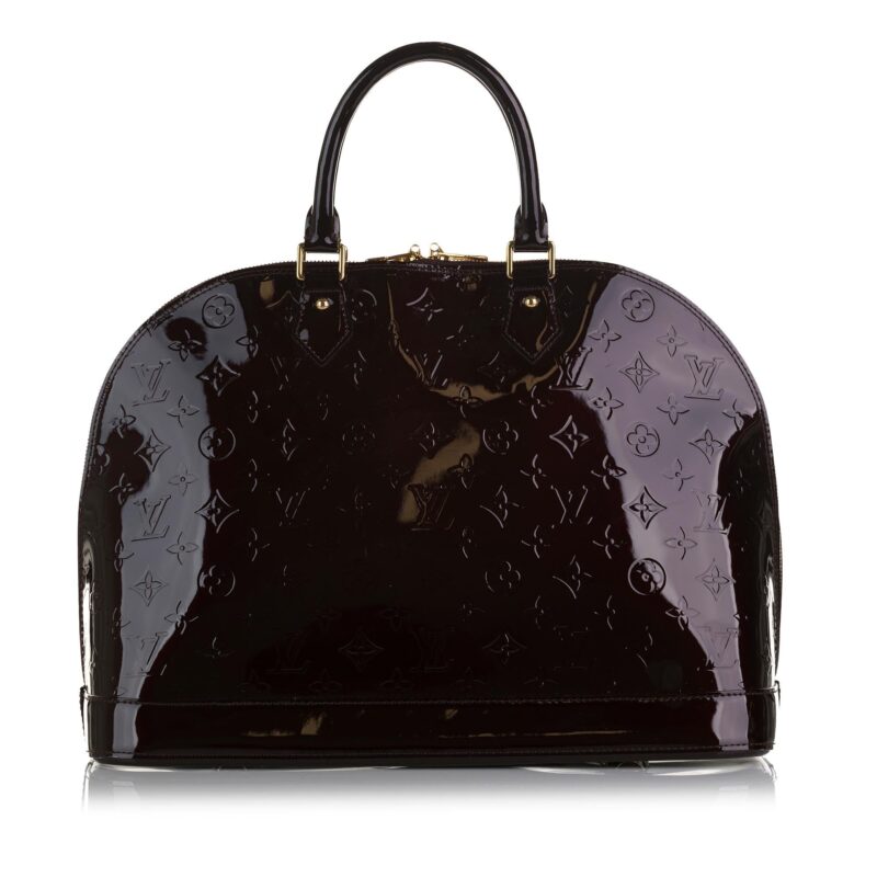 Louis Vuitton Monogram Vernis Alma GM (SHG-EQFJuw) AWE - Image 2