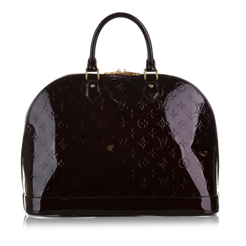Louis Vuitton Monogram Vernis Alma GM (SHG-EQFJuw) AWE - Image 10