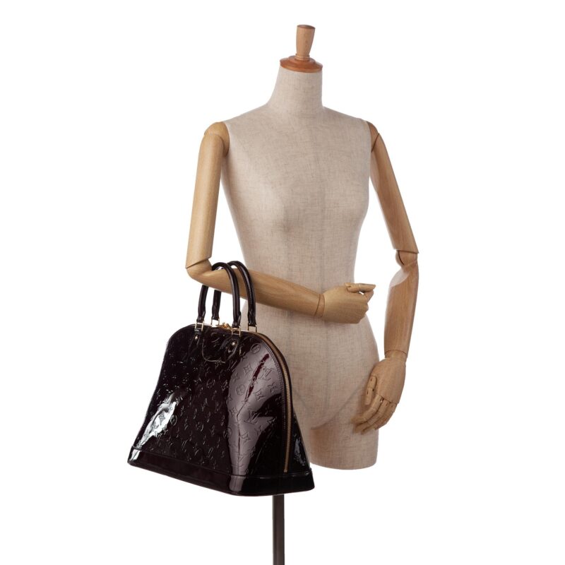 Louis Vuitton Monogram Vernis Alma GM (SHG-EQFJuw) AWE - Image 4