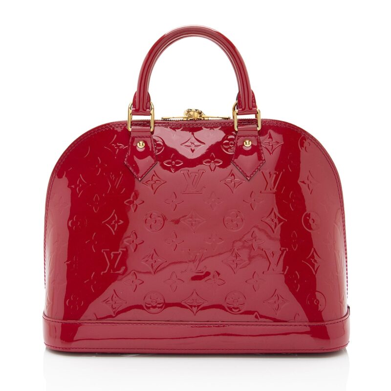Louis Vuitton Monogram Vernis Alma PM Satchel (SHF-aJkS4O) AWE - Image 2