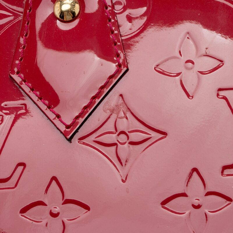 Louis Vuitton Monogram Vernis Alma PM Satchel (SHF-aJkS4O) AWE - Image 11