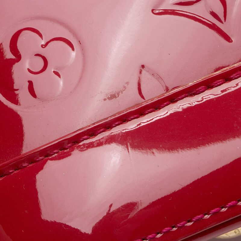Louis Vuitton Monogram Vernis Alma PM Satchel (SHF-aJkS4O) AWE - Image 12