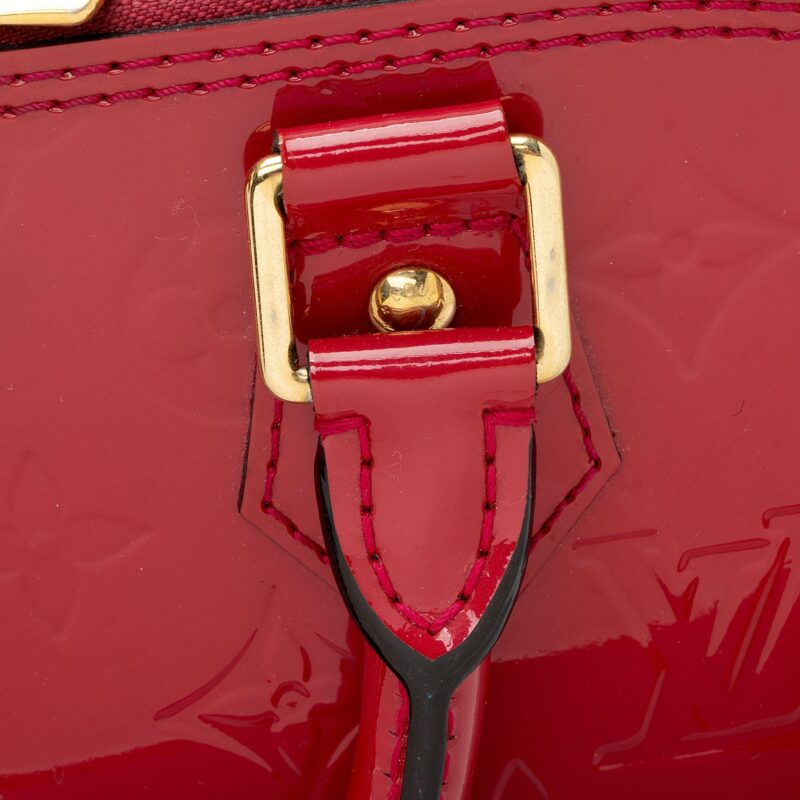Louis Vuitton Monogram Vernis Alma PM Satchel (SHF-aJkS4O) AWE - Image 14