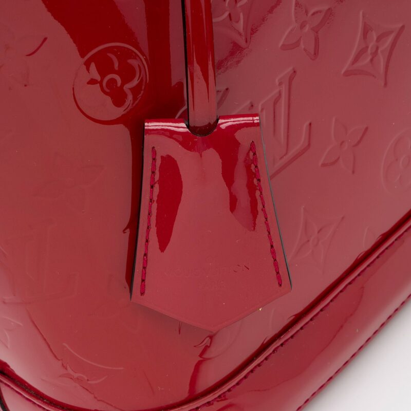 Louis Vuitton Monogram Vernis Alma PM Satchel (SHF-aJkS4O) AWE - Image 15