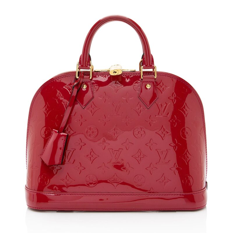 Louis Vuitton Monogram Vernis Alma PM Satchel (SHF-aJkS4O) AWE - Image 19