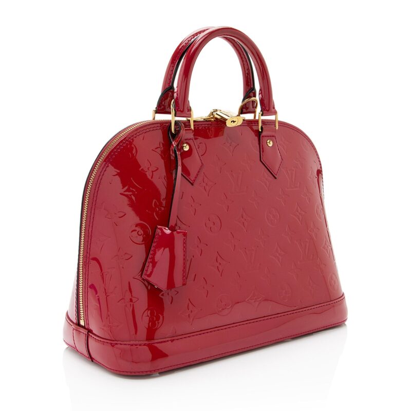 Louis Vuitton Monogram Vernis Alma PM Satchel (SHF-aJkS4O) AWE