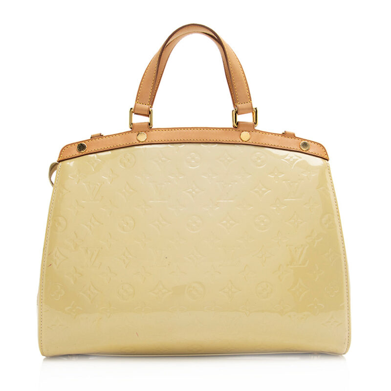 Louis Vuitton Monogram Vernis Brea MM Satchel (SHF-20211) AWE - Image 2