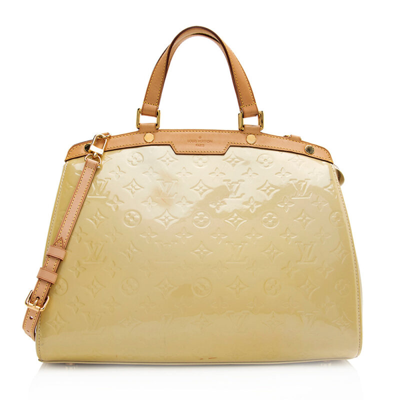 Louis Vuitton Monogram Vernis Brea MM Satchel (SHF-20211) AWE - Image 20