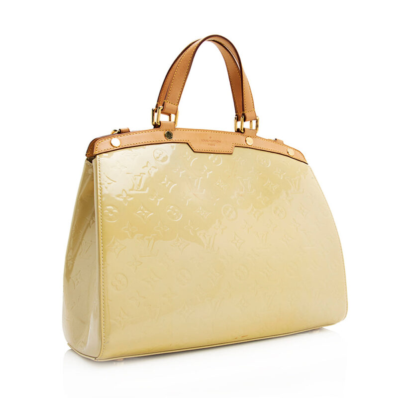Louis Vuitton Monogram Vernis Brea MM Satchel (SHF-20211) AWE