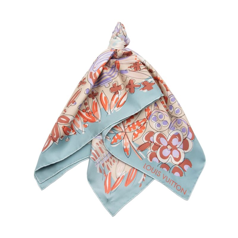 Louis Vuitton Silk Jungle 16 90cm Scarf (SHF-NgFTzo) AWE