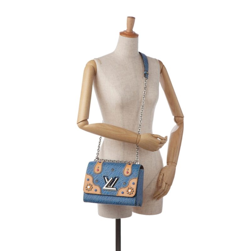 Louis Vuitton Studded Epi Twist MM (SHG-jFFShc) AWE - Image 14