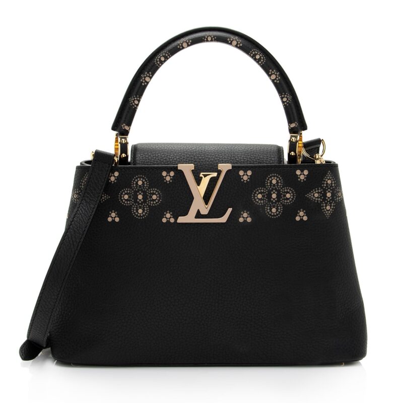 Louis Vuitton Taurillon Leather Sweet Brogues Capucines PM Bag (SHF-muGn5Y) AWE - Image 14