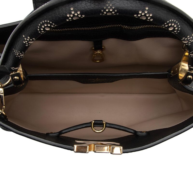 Louis Vuitton Taurillon Leather Sweet Brogues Capucines PM Bag (SHF-muGn5Y) AWE - Image 6