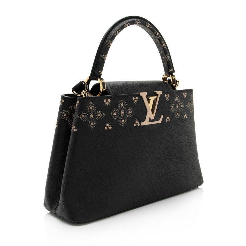 Louis Vuitton Taurillon Leather Sweet Brogues Capucines PM Bag (SHF-muGn5Y) AWE