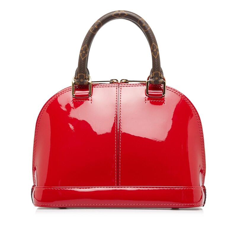 Louis Vuitton Vernis Miroir Alma BB (SHG-DqKjZo) AWE - Image 2