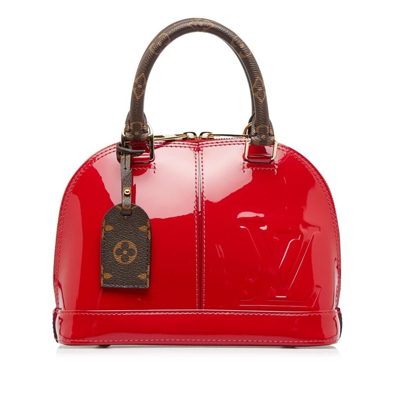 Louis Vuitton Vernis Miroir Alma BB (SHG-DqKjZo) AWE - Image 11