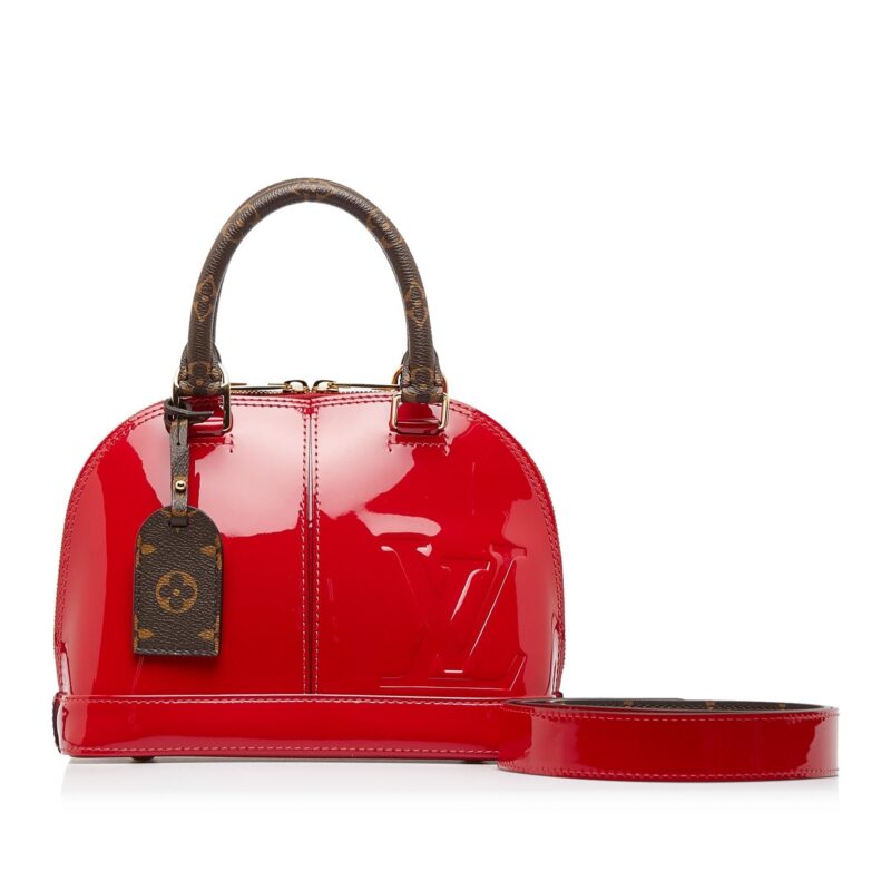 Louis Vuitton Vernis Miroir Alma BB (SHG-DqKjZo) AWE - Image 4