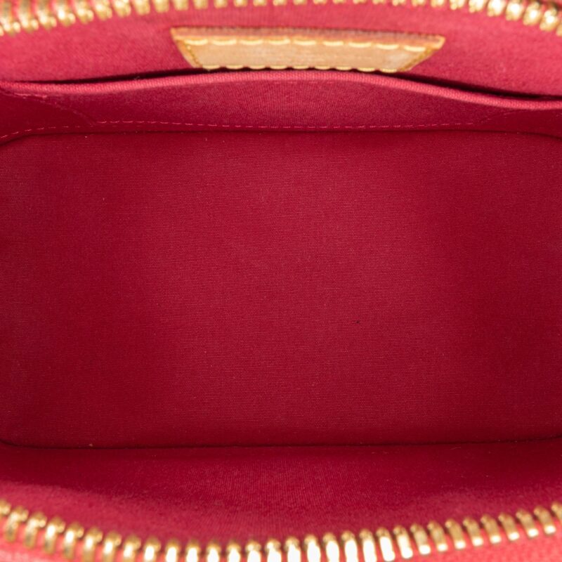 Louis Vuitton Vernis Rayures Alma BB (SHG-35013) AWE - Image 5