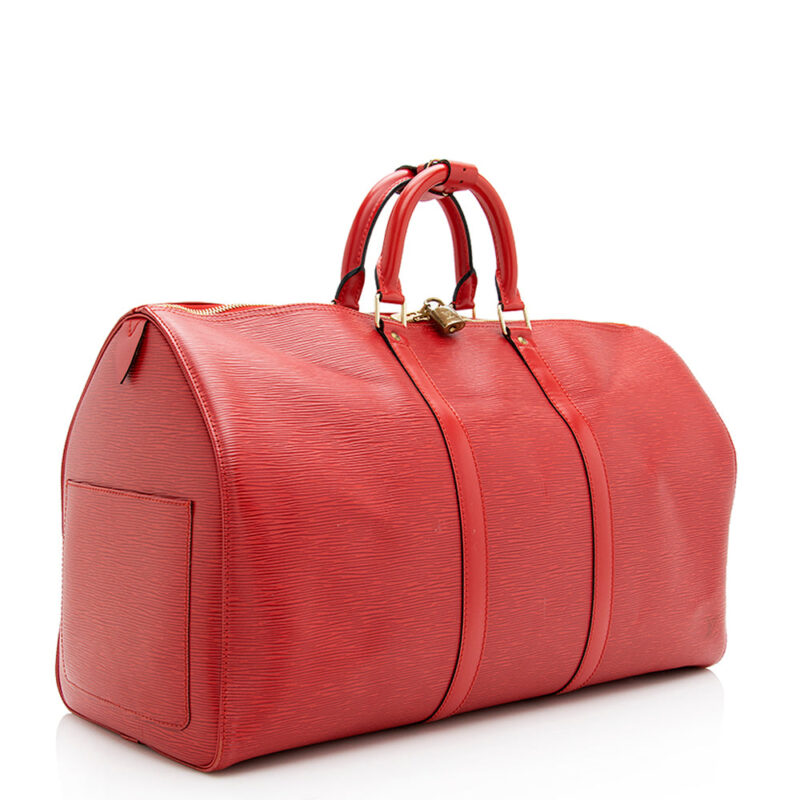 Louis Vuitton Vintage Epi Leather Keepall 50 Duffel Bag (SHF-19332) AWE