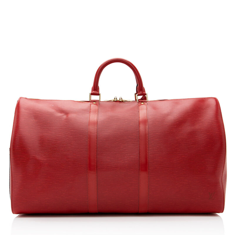 Louis Vuitton Vintage Epi Leather Keepall 55 Duffel Bag (SHF-21452) AWE - Image 2
