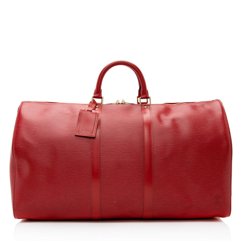 Louis Vuitton Vintage Epi Leather Keepall 55 Duffel Bag (SHF-21452) AWE - Image 20